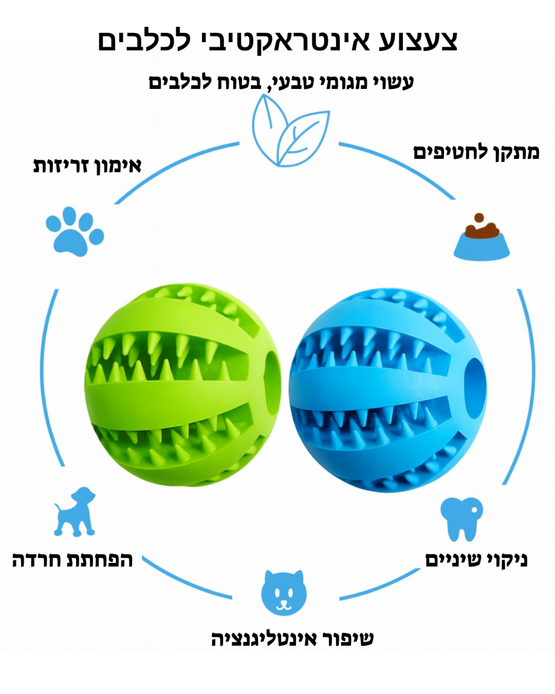 צעצוע האכלה בצורת כדור