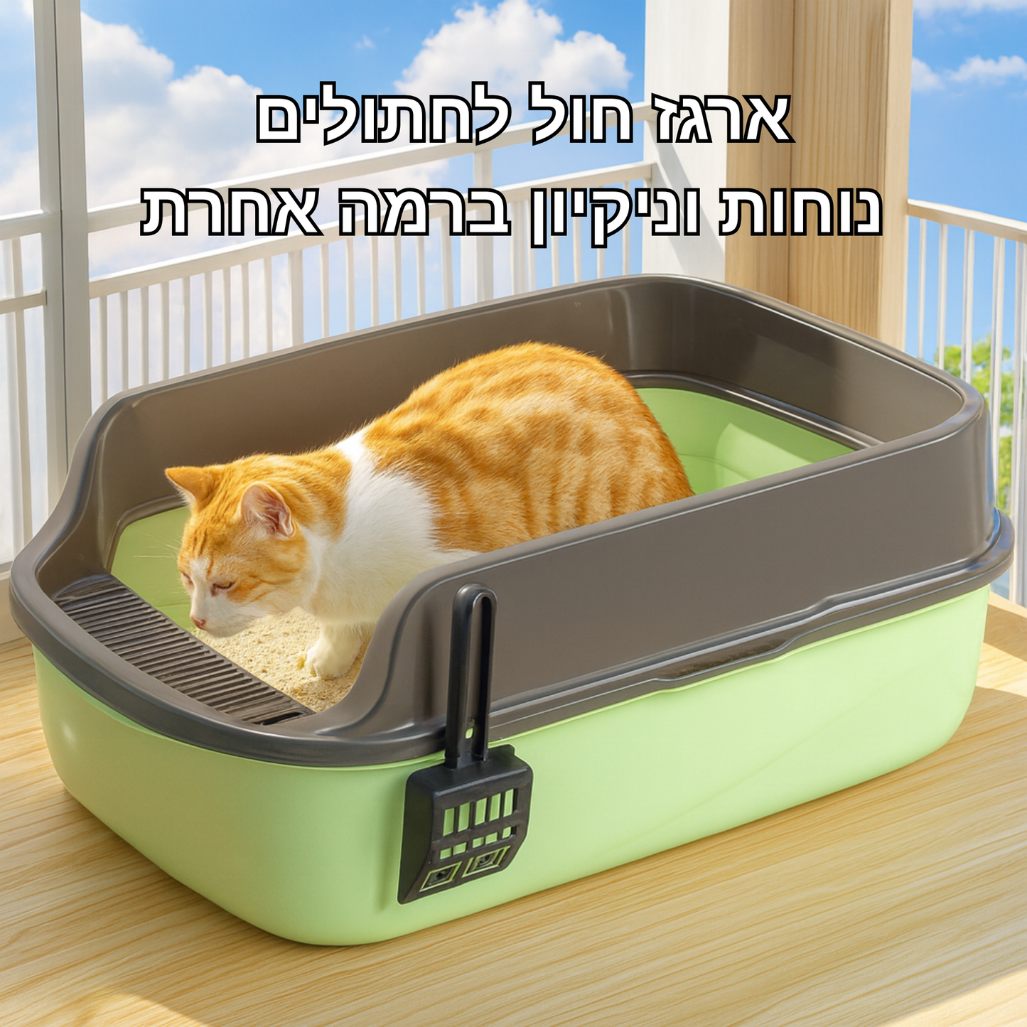 ארגז חול מעוצב - תוספת כף 