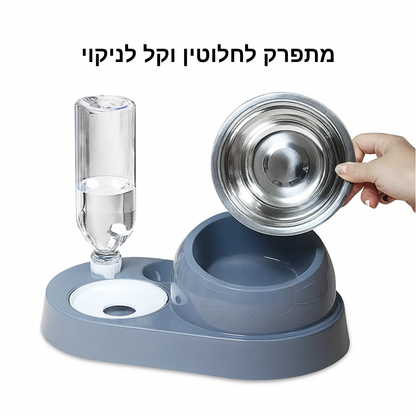 סט האכלה עם מתקן מים אוטומטי 