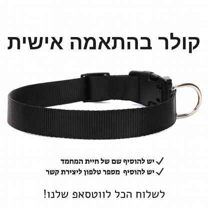 קולר אישי - שם ומספר 
