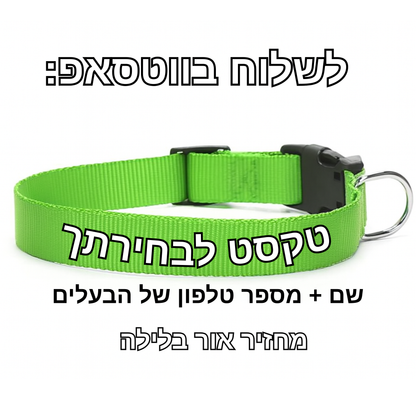 קולר אישי - שם ומספר 